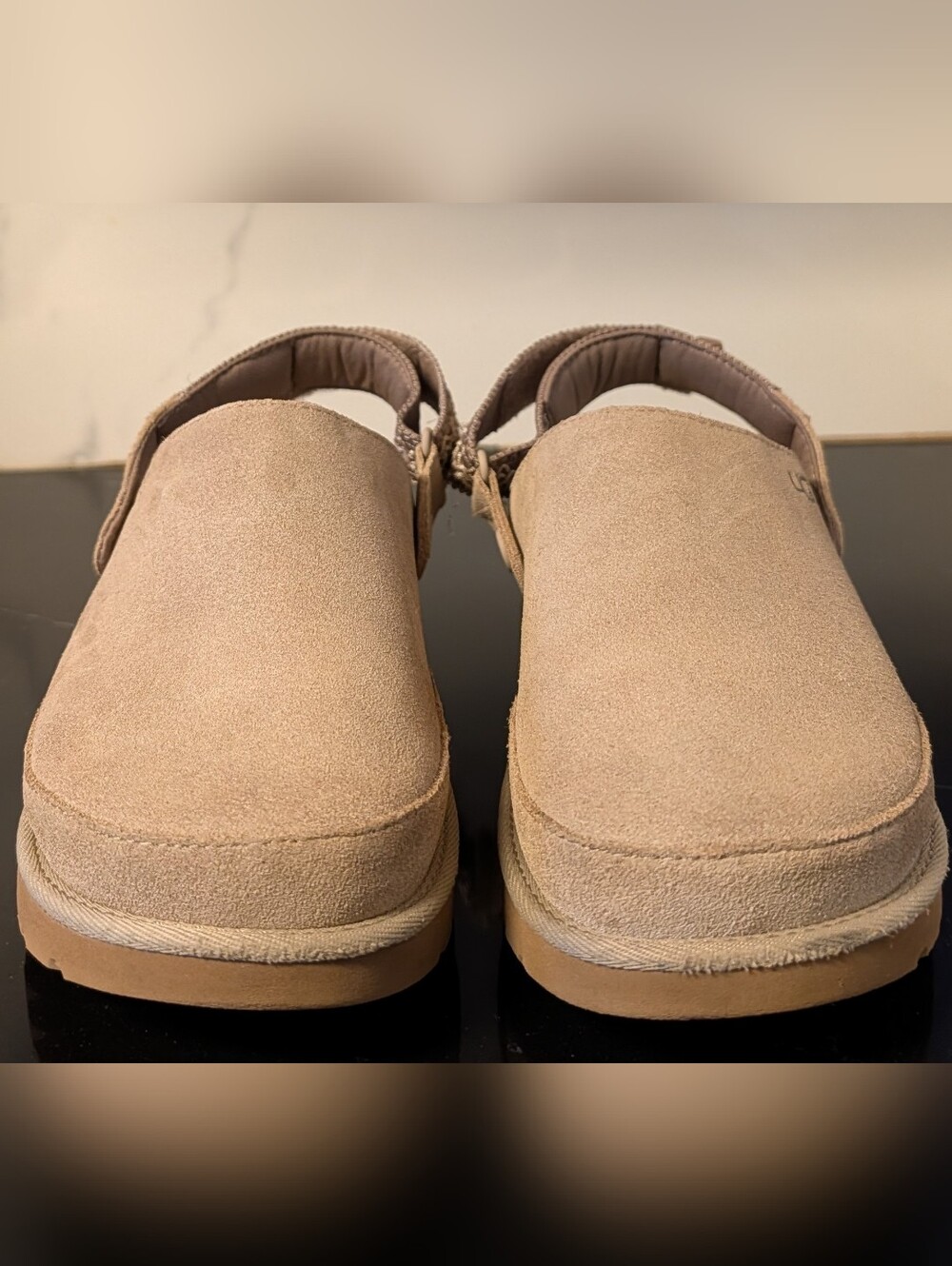 UGG Goldenstar UGGbraid Clog Chestnut  Slip-Ons Size 8 Used Great - Picture 4 of 13